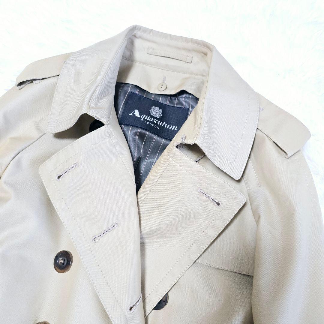 ジロー様 英国王室御用達 アクアスキュータム 　ライナー付き トレンチコート