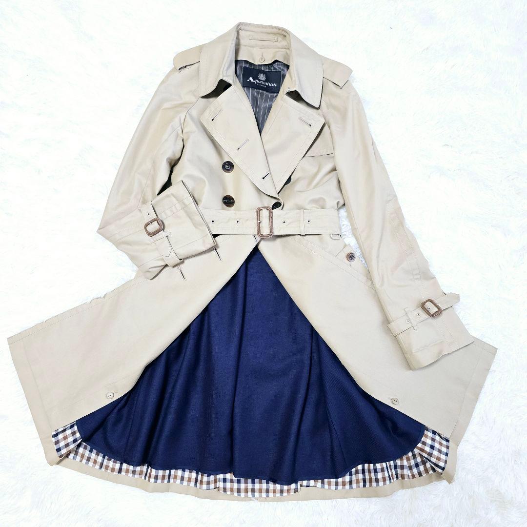 ジロー様 英国王室御用達 アクアスキュータム 　ライナー付き トレンチコート