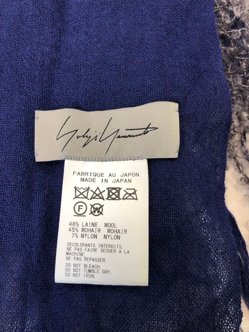 Rocky yamamoto ウール 切替 ストール マフラー