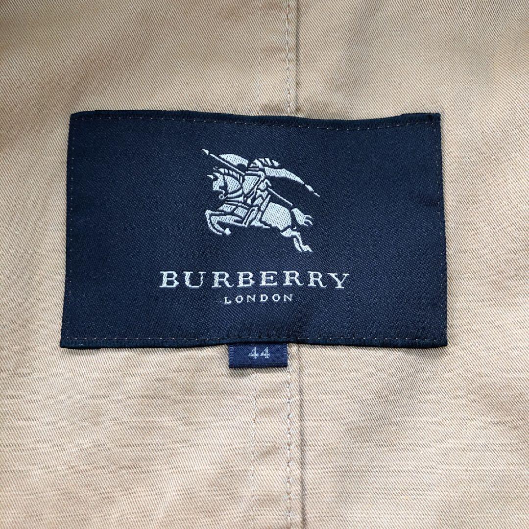 BURBERRY*バーバリーロンドン　大きいサイズ44　トレンチコート　チェック