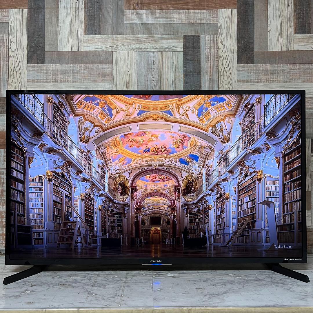 リクエスト価格❣️全国送料込フナイ49型4チューナー内蔵録画機能付1TB ネット