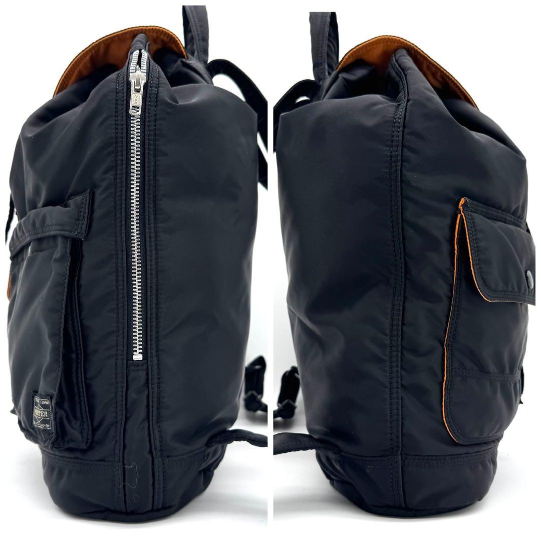 PORTER タンカー TANKER ナイロン ブラック バックパック