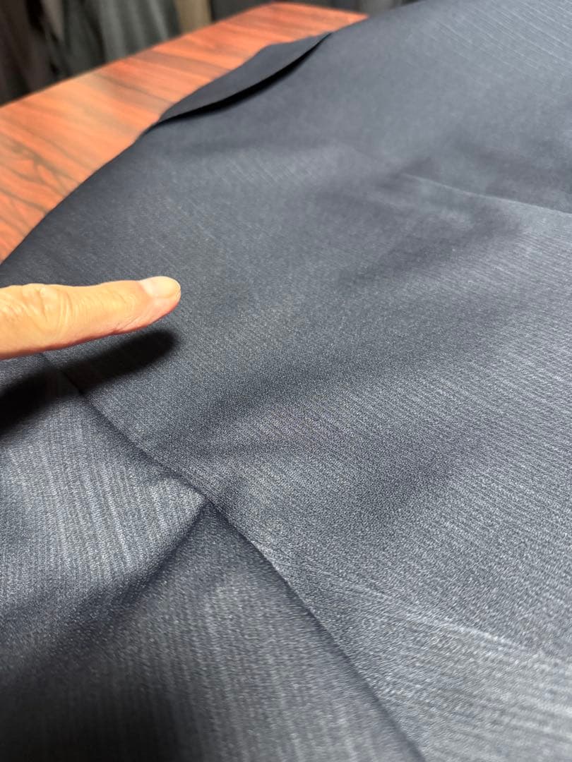 AB4新品未使用！快適ウォッシャブルストレッチスーツ！定番ネイビー！小訳！秋冬春