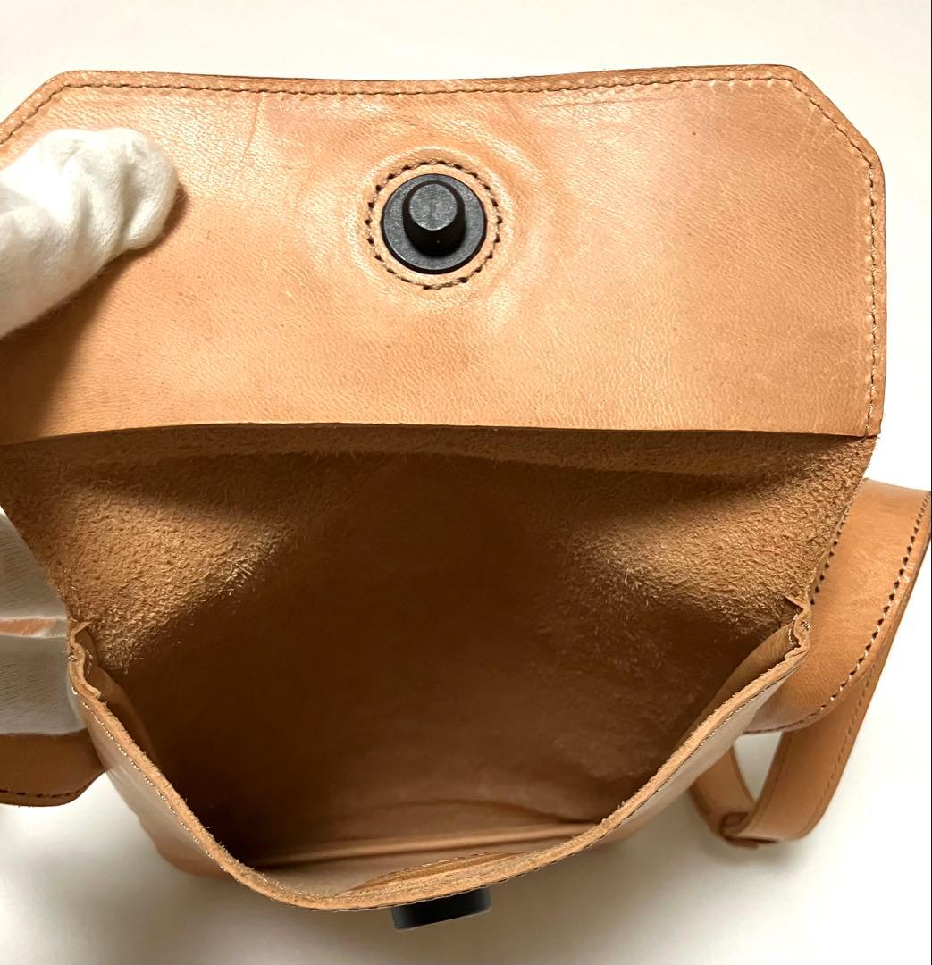 美品★GANZO★ガンゾ★SACCHETTO4★サケット4★サコッシュ★レザー