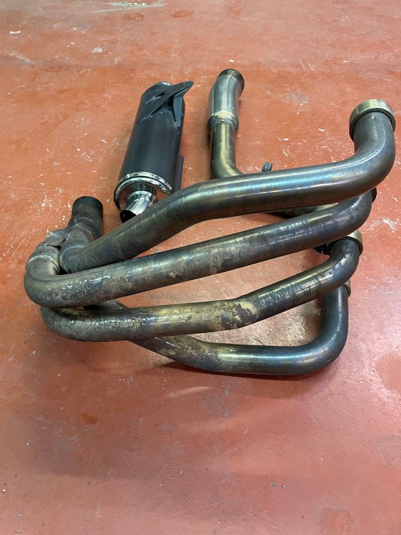 ZX11 ZZR1100用 4-1 devilデビル菅　大きな曲がりヘコミ無し