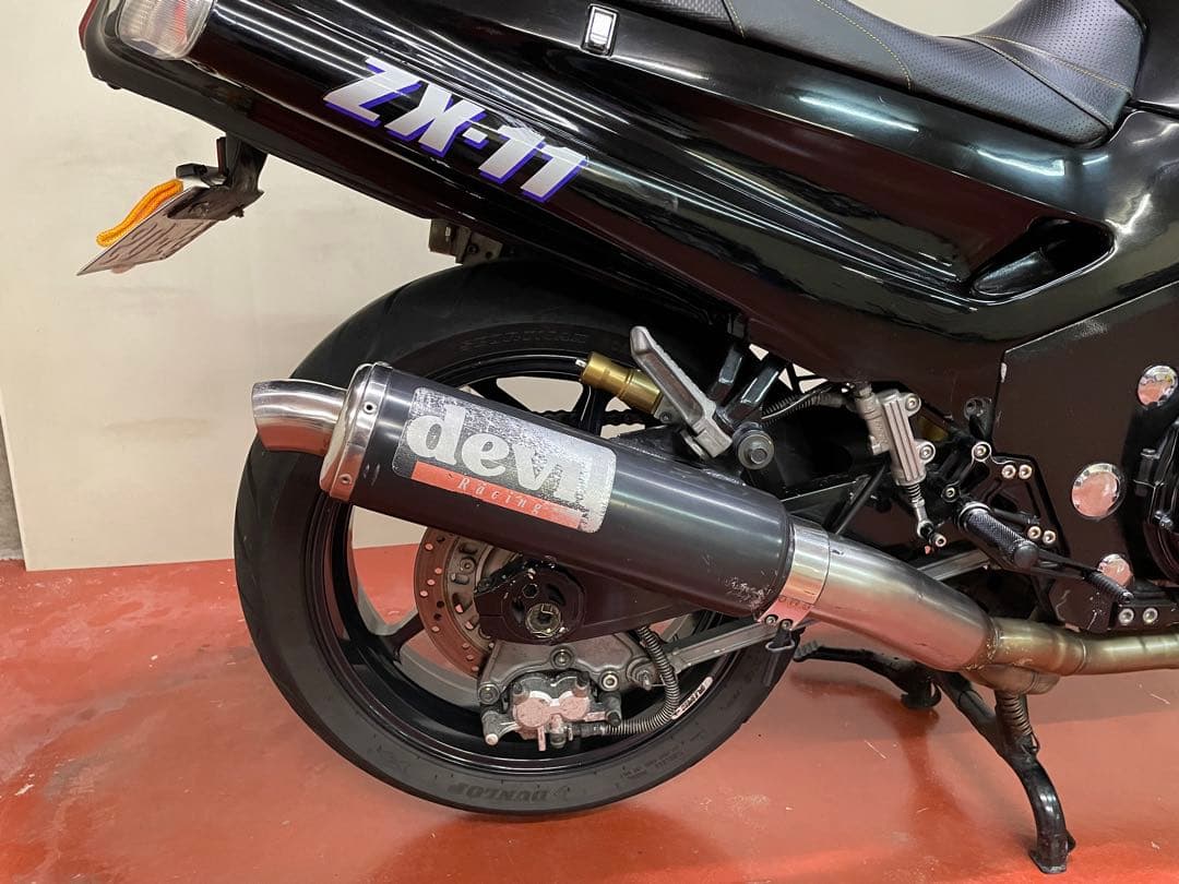 ZX11 ZZR1100用 4-1 devilデビル菅　大きな曲がりヘコミ無し