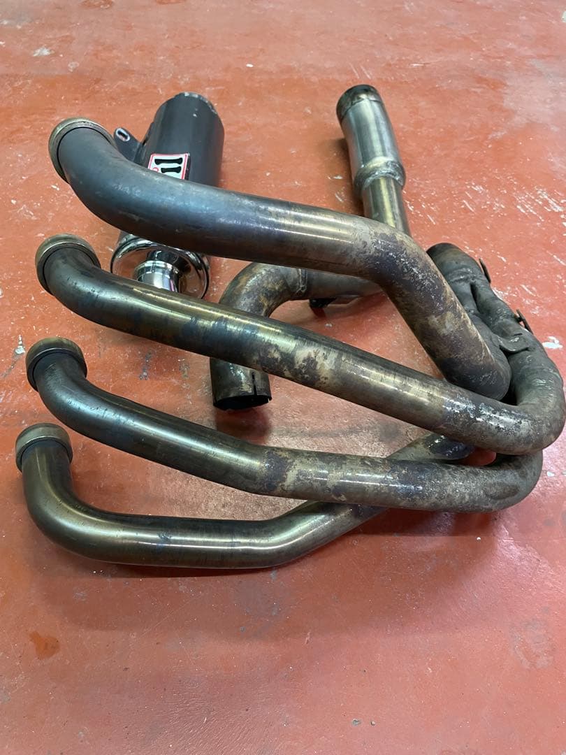 ZX11 ZZR1100用 4-1 devilデビル菅　大きな曲がりヘコミ無し