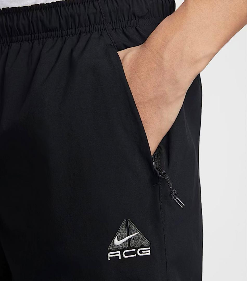 nike acg black iguana 2in1 ナイロンパンツ M