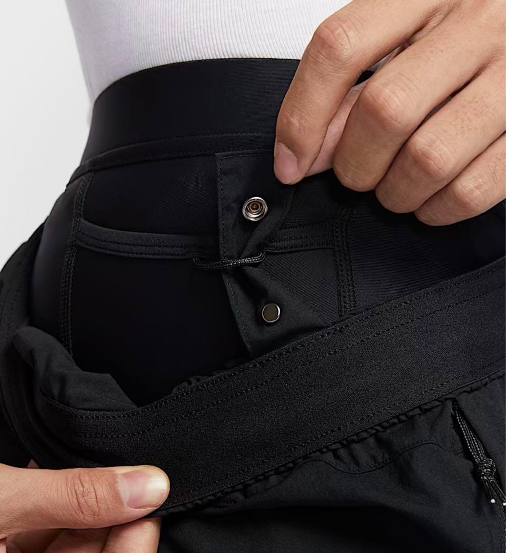 nike acg black iguana 2in1 ナイロンパンツ M