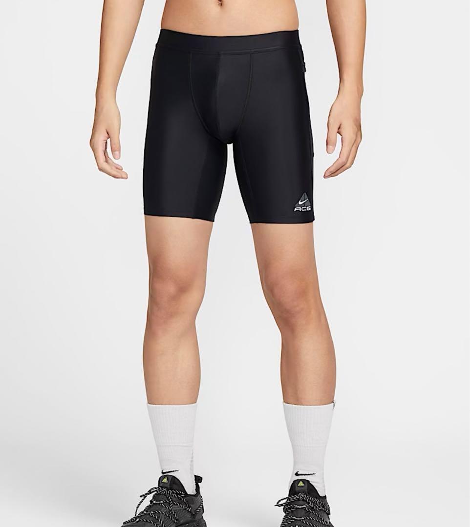 nike acg black iguana 2in1 ナイロンパンツ M