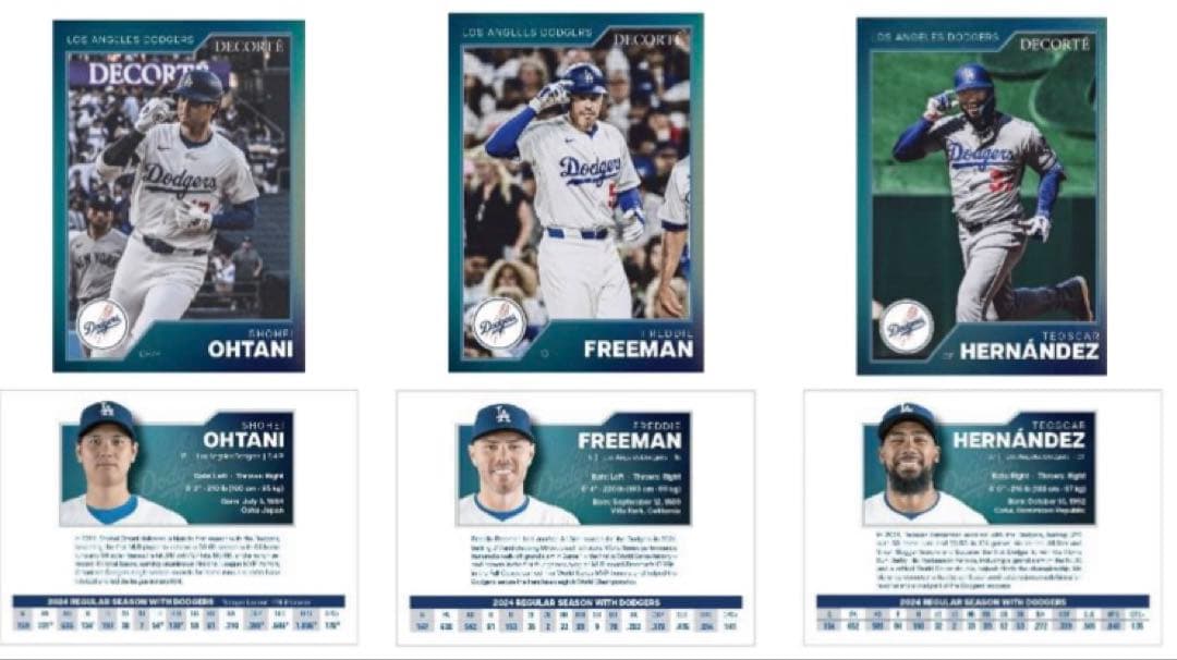(未開封) DECORTE ドジャース トレーディングカード　大谷翔平