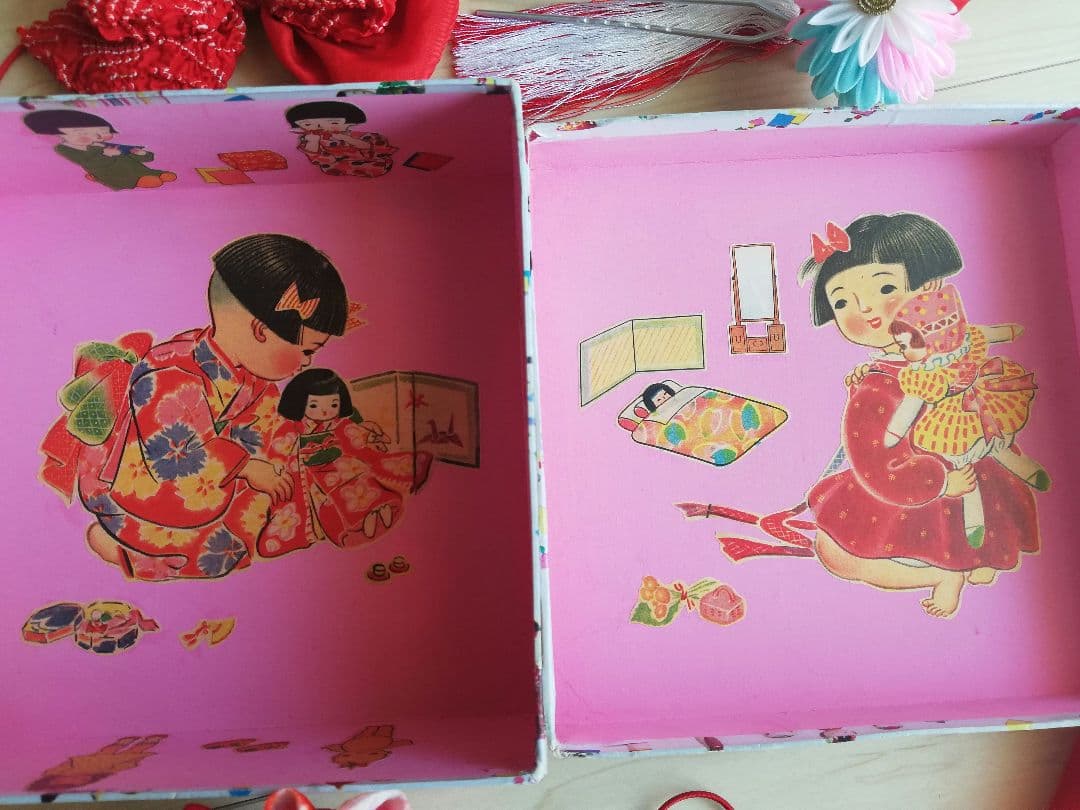 昭和レトロポップ　お人形さん遊び　レトロおもちゃボックス　箱入り娘
