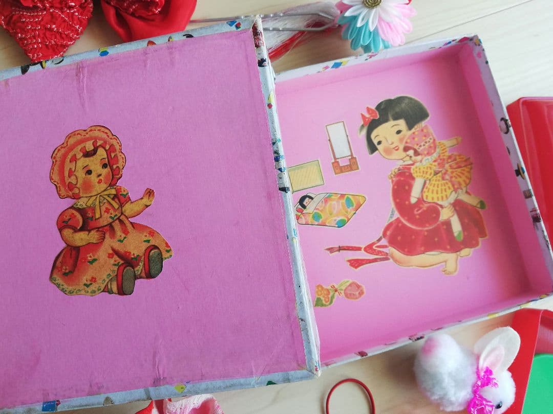 昭和レトロポップ　お人形さん遊び　レトロおもちゃボックス　箱入り娘