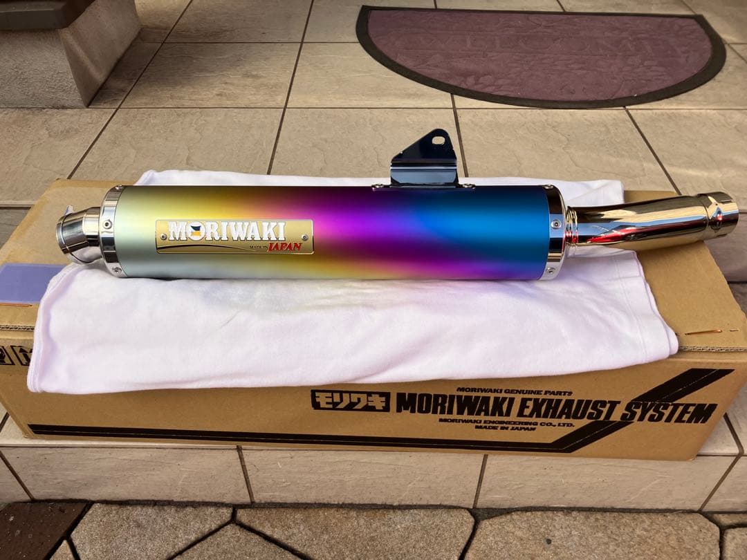 【美品】CB400 NC42 モリワキ スリップオンマフラー
