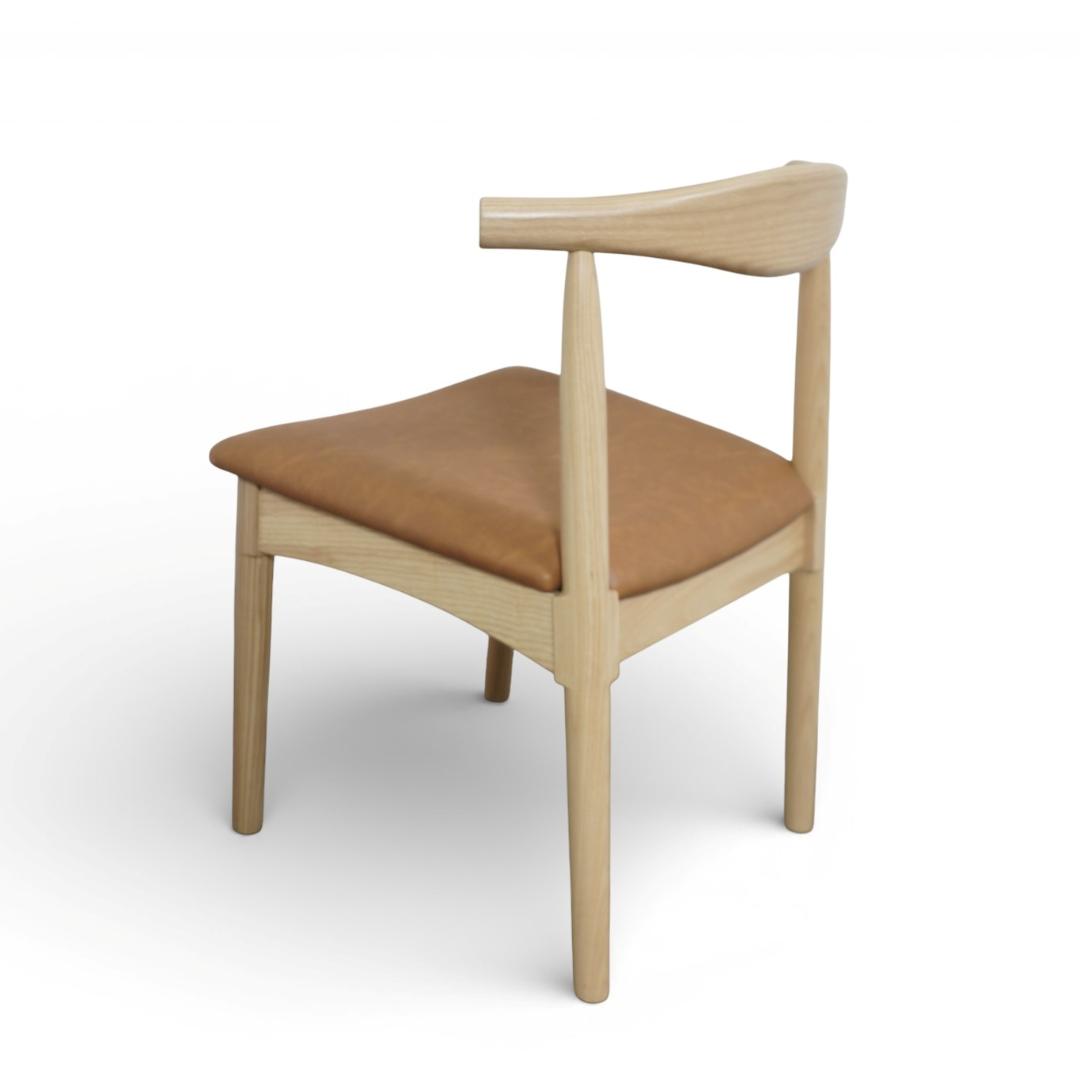 フォロー割2脚セット【新品】北欧風 ダイニングチェア PVCキャメル アッシュ