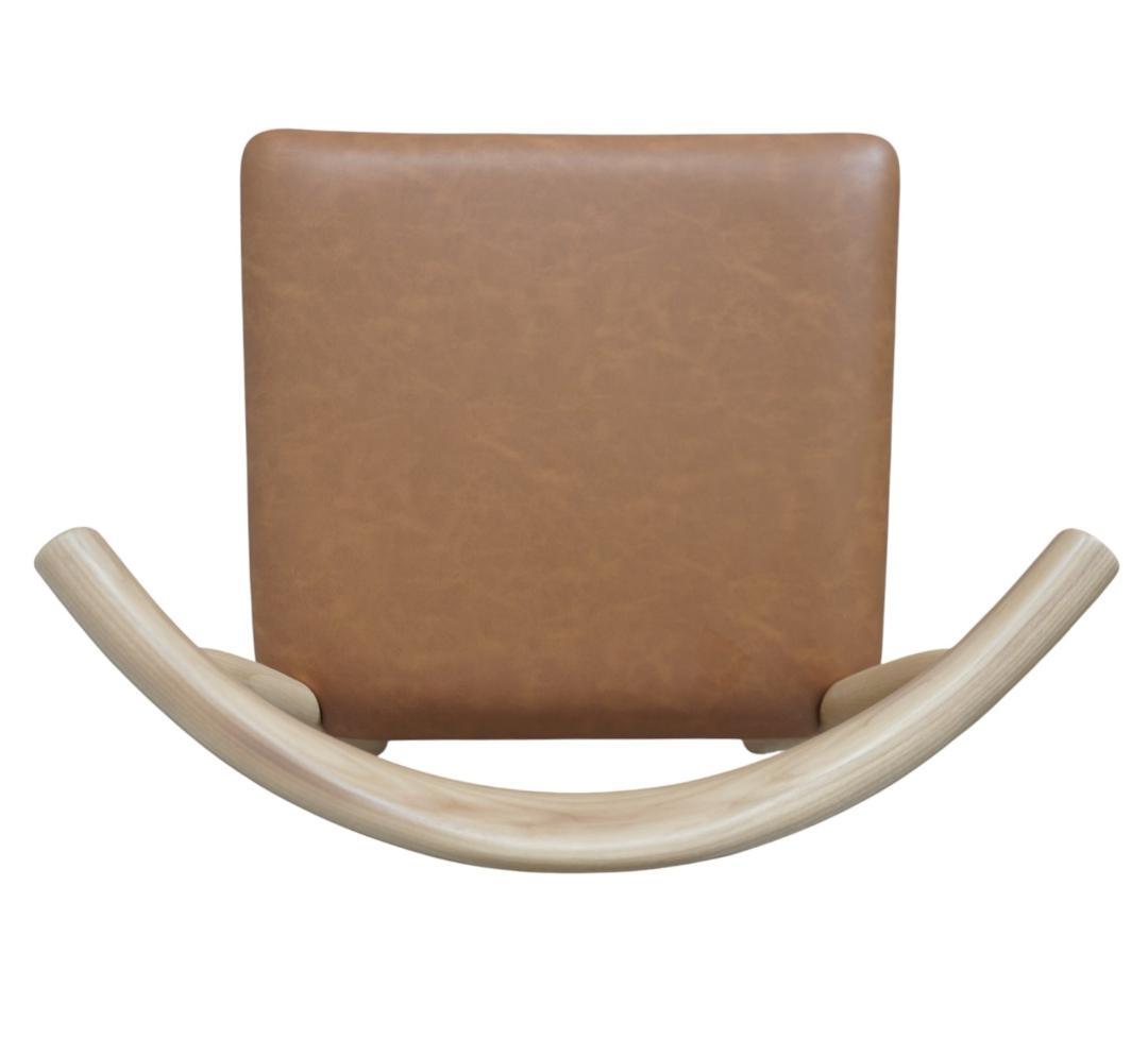 フォロー割2脚セット【新品】北欧風 ダイニングチェア PVCキャメル アッシュ