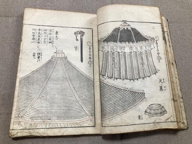 葛飾北斎　北斎漫画五篇　江戸版真物　前後表紙/題箋/各ページ全てオリジナルのまま