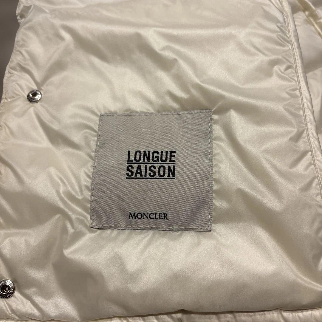 正規品　MONCLER ホワイト キルティングダウンベスト