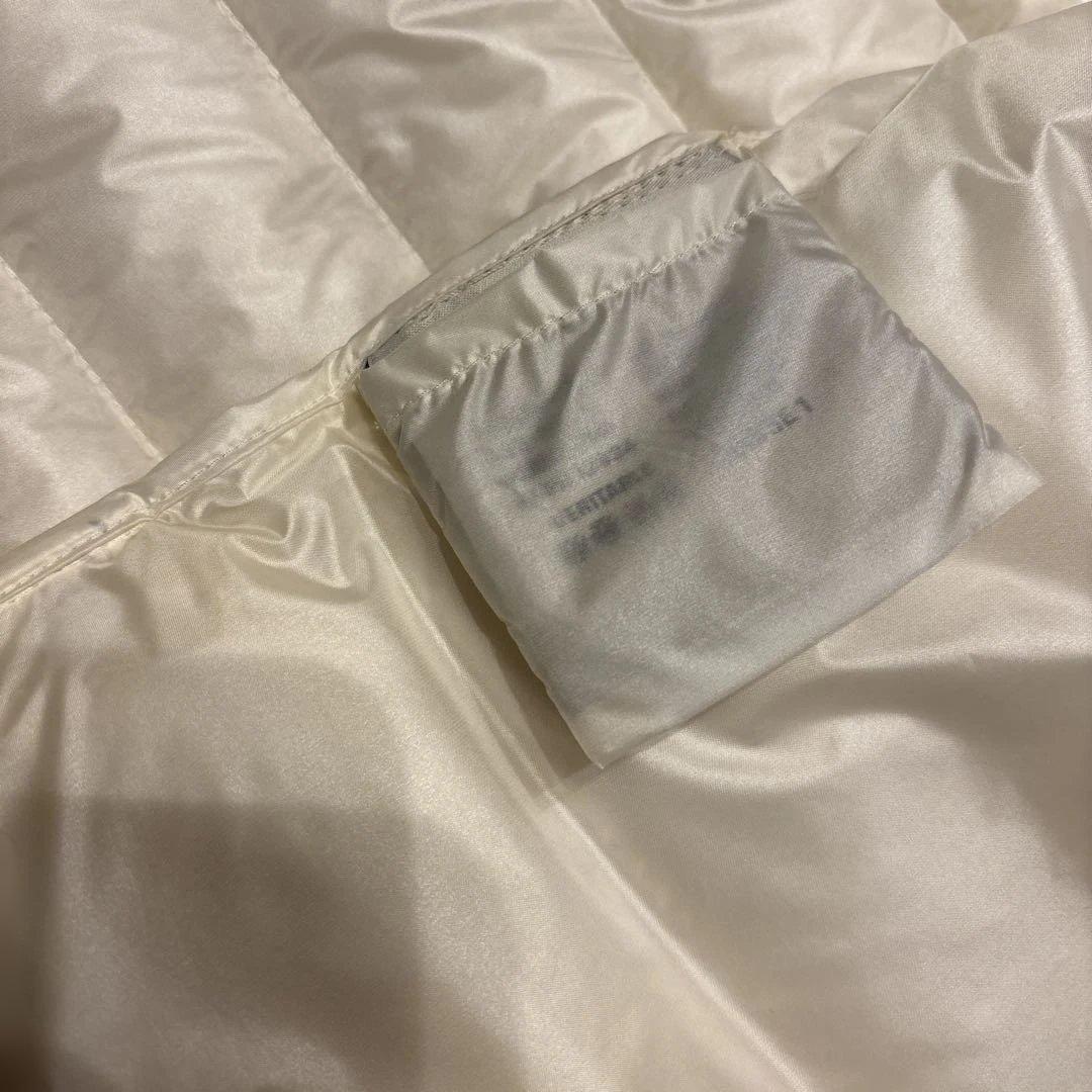 正規品　MONCLER ホワイト キルティングダウンベスト