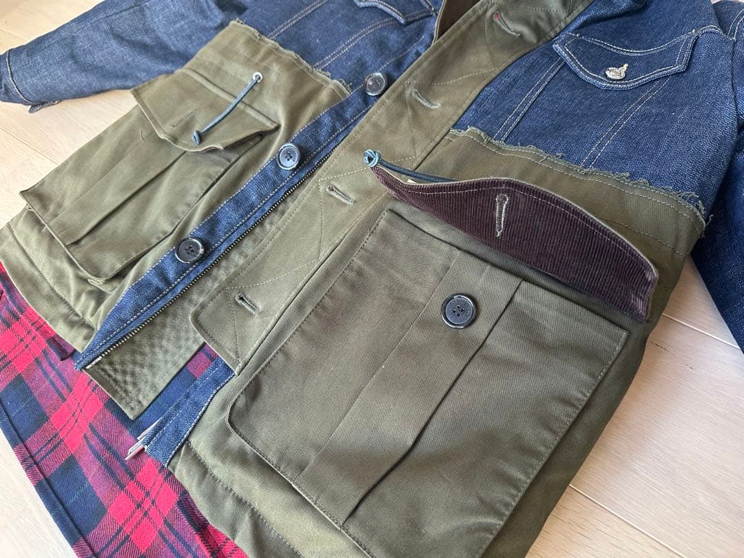 a*u様 ディースクエアード 異素材ジャケット　12歳　レディースジュニア　12