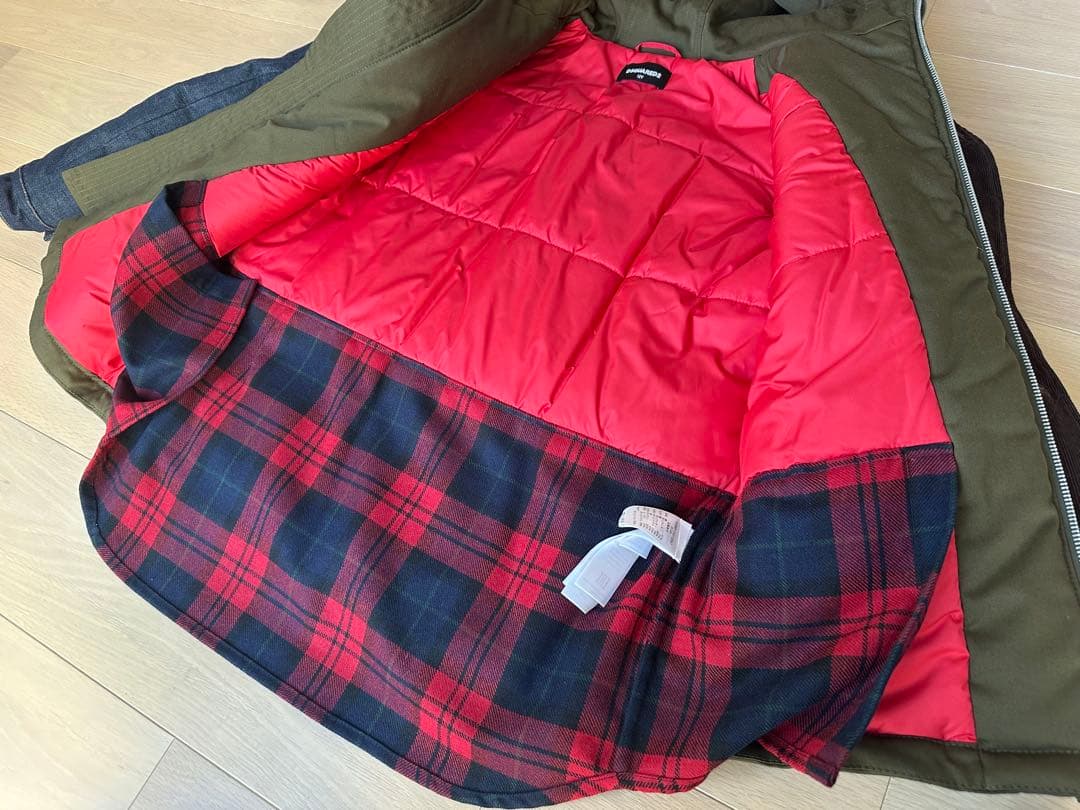 a*u様 ディースクエアード 異素材ジャケット　12歳　レディースジュニア　12