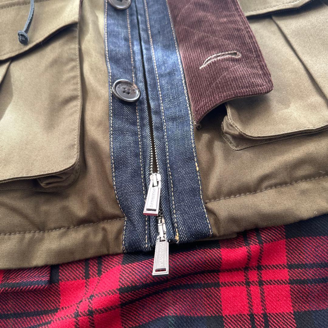 a*u様 ディースクエアード 異素材ジャケット　12歳　レディースジュニア　12