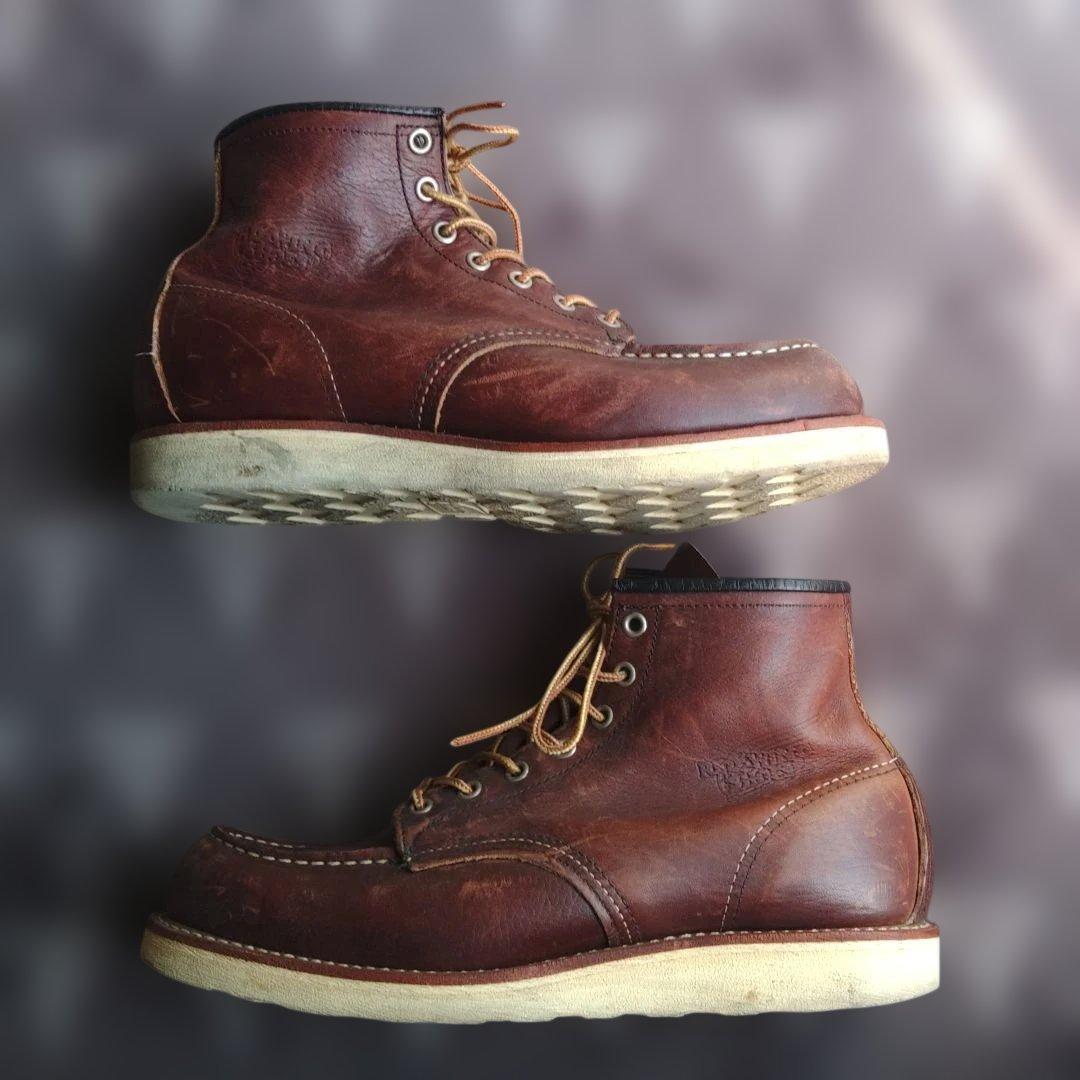 RED WING 廃盤8138 ブラウンレザーブーツ(US9/27cm)
