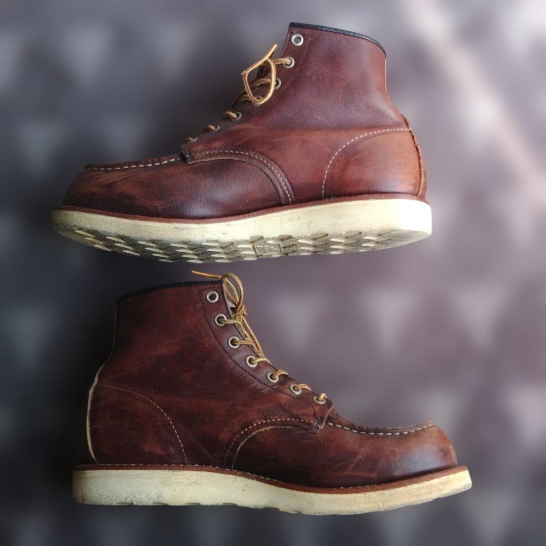 RED WING 廃盤8138 ブラウンレザーブーツ(US9/27cm)
