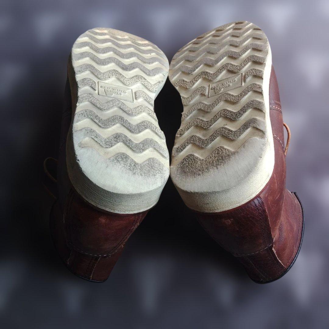 RED WING 廃盤8138 ブラウンレザーブーツ(US9/27cm)