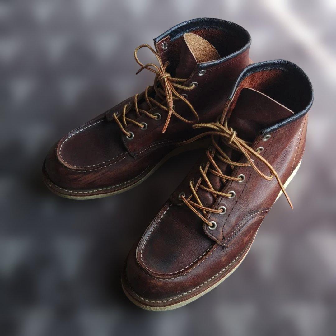 RED WING 廃盤8138 ブラウンレザーブーツ(US9/27cm)