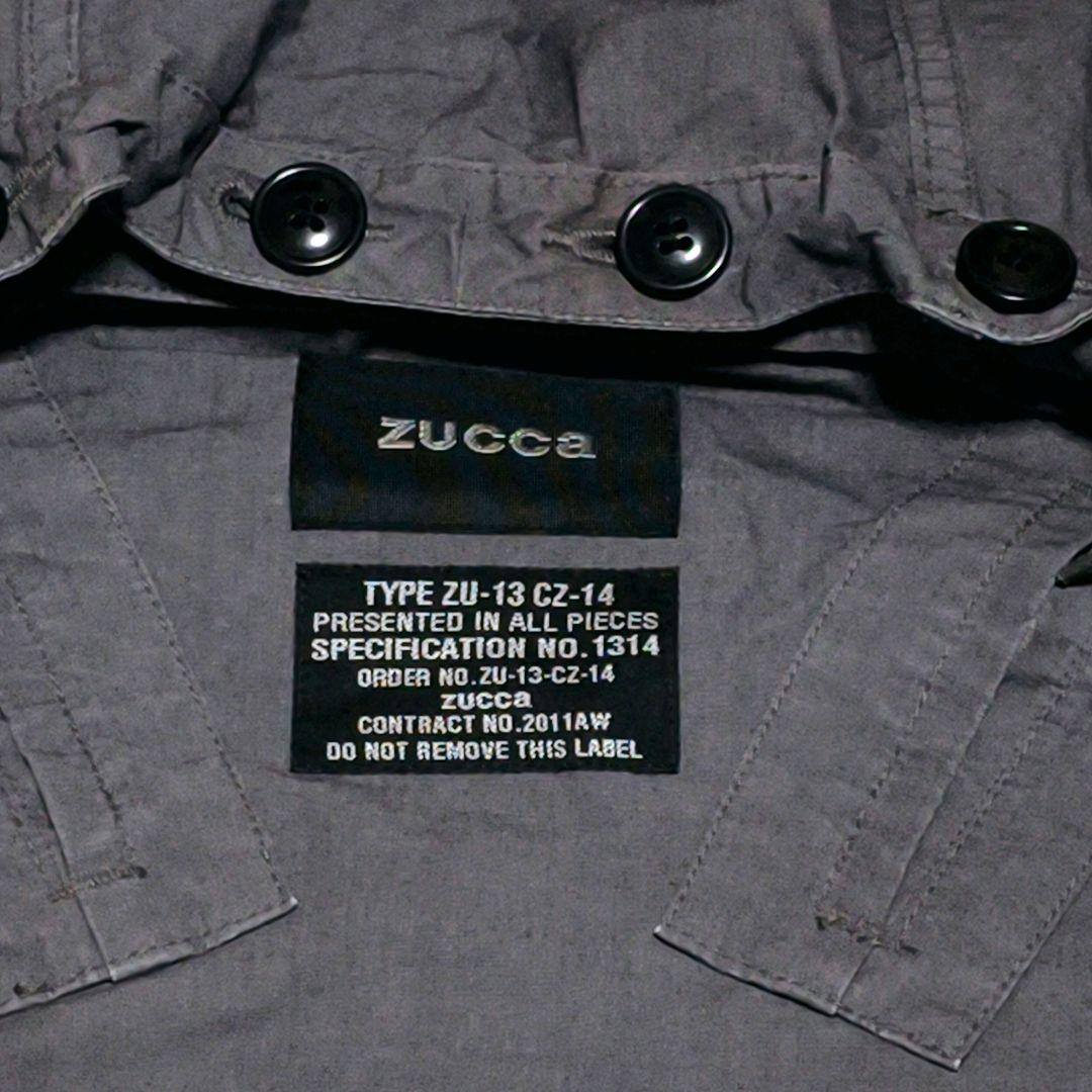 希少 11aw zucca hooded military jacket