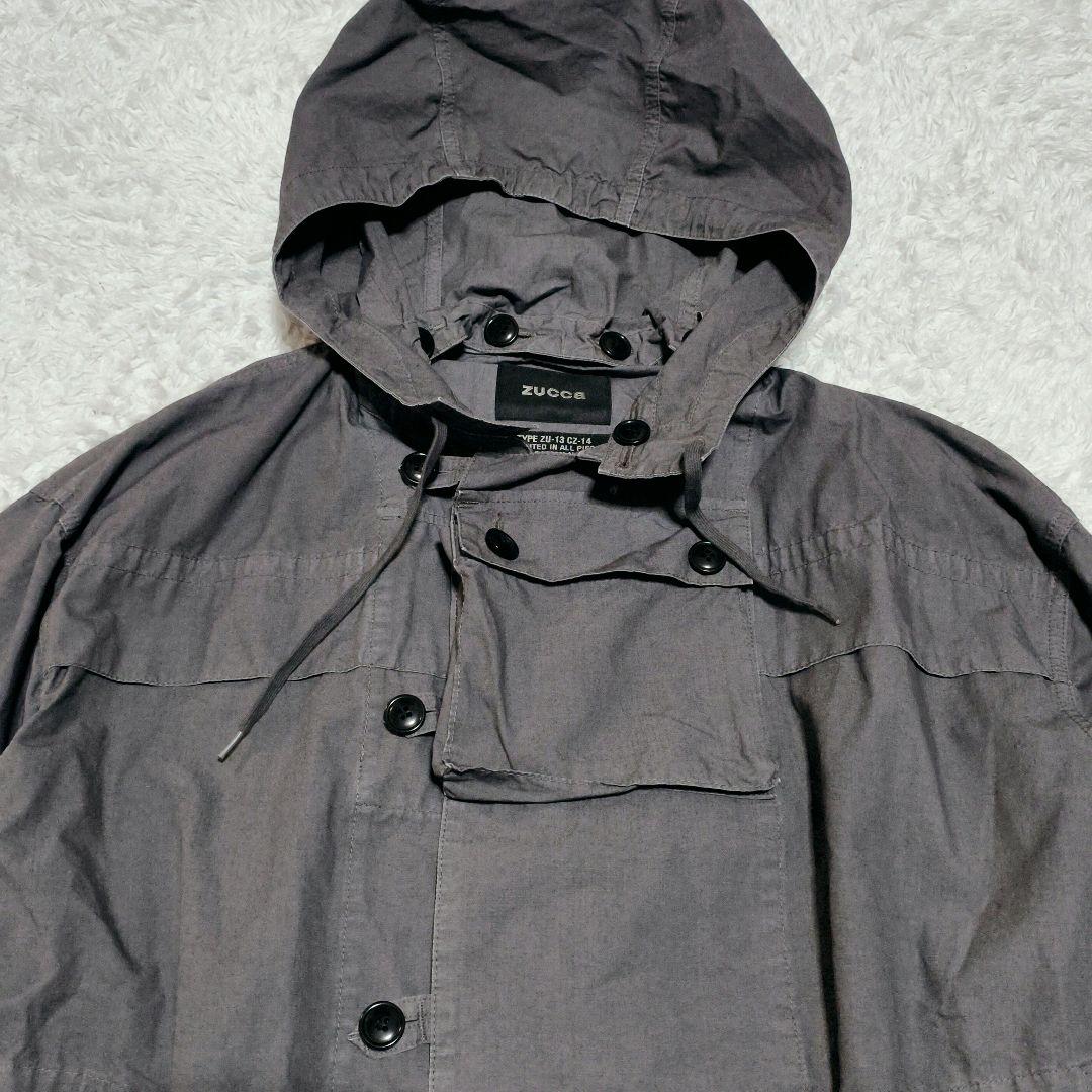 希少 11aw zucca hooded military jacket