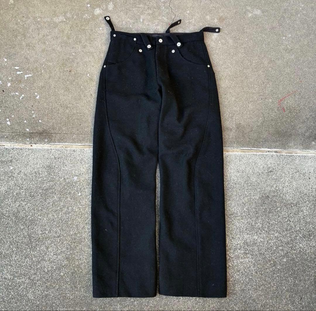 パンツ 24AW OMAR AFRIDI Wool Twisted Trousers
