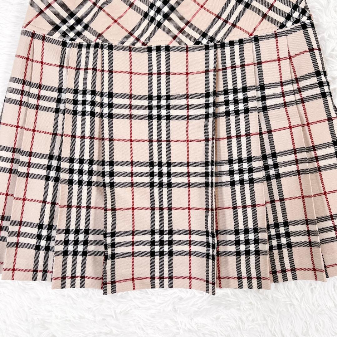 バーバリーブルーレーベル ノバチェック プリーツ ミニスカート 安室奈美恵さん