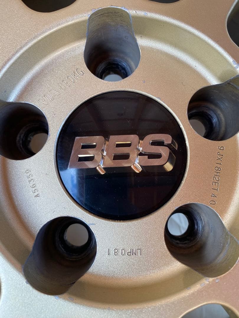 BBS LM 18インチ ゴールド ホイール