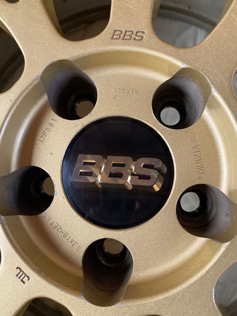 BBS LM 18インチ ゴールド ホイール