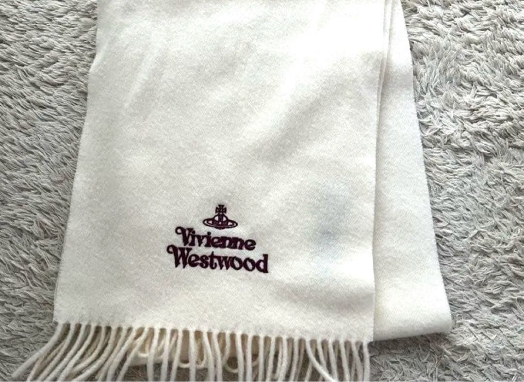ヴィヴィアンウエストウッド マフラー ホワイト