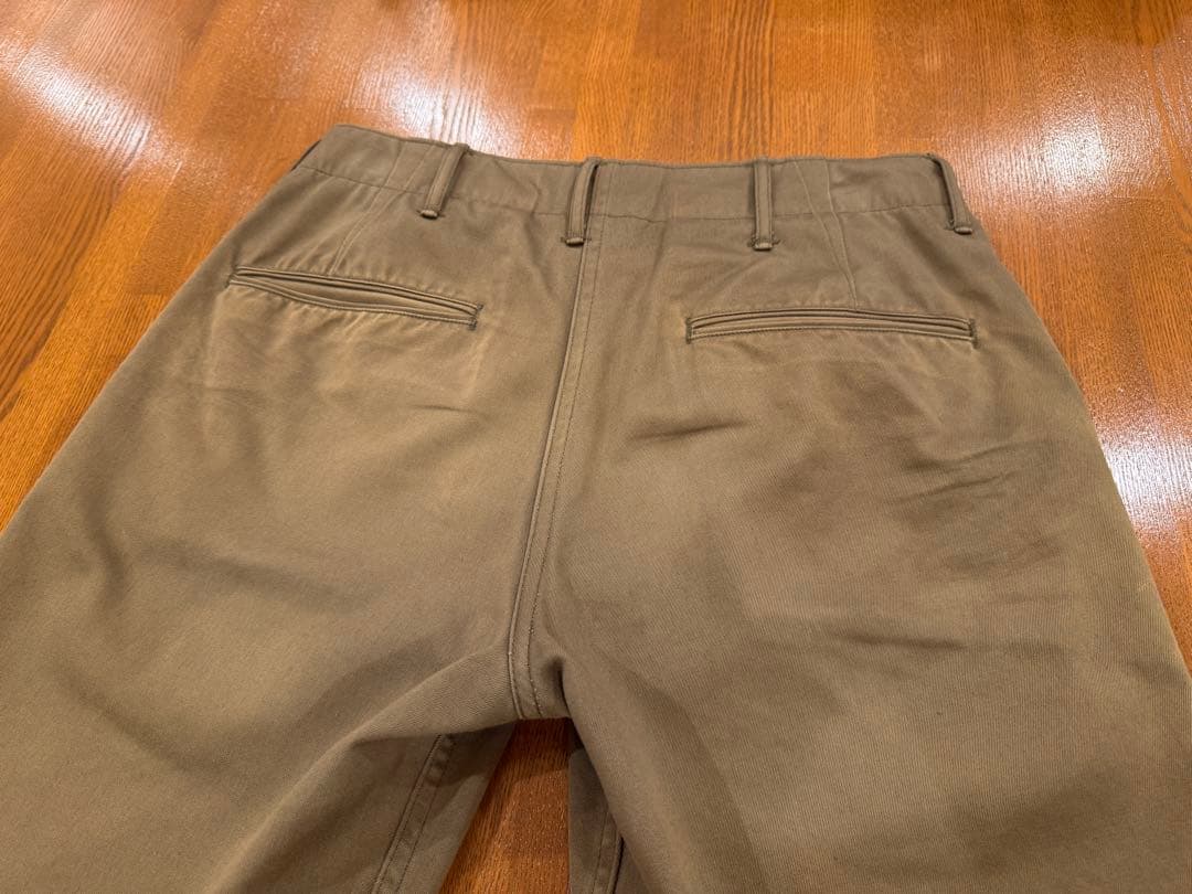 WARE HOUSE 1082 グリーン チノパン　W30