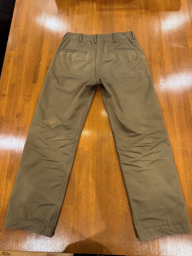 WARE HOUSE 1082 グリーン チノパン　W30