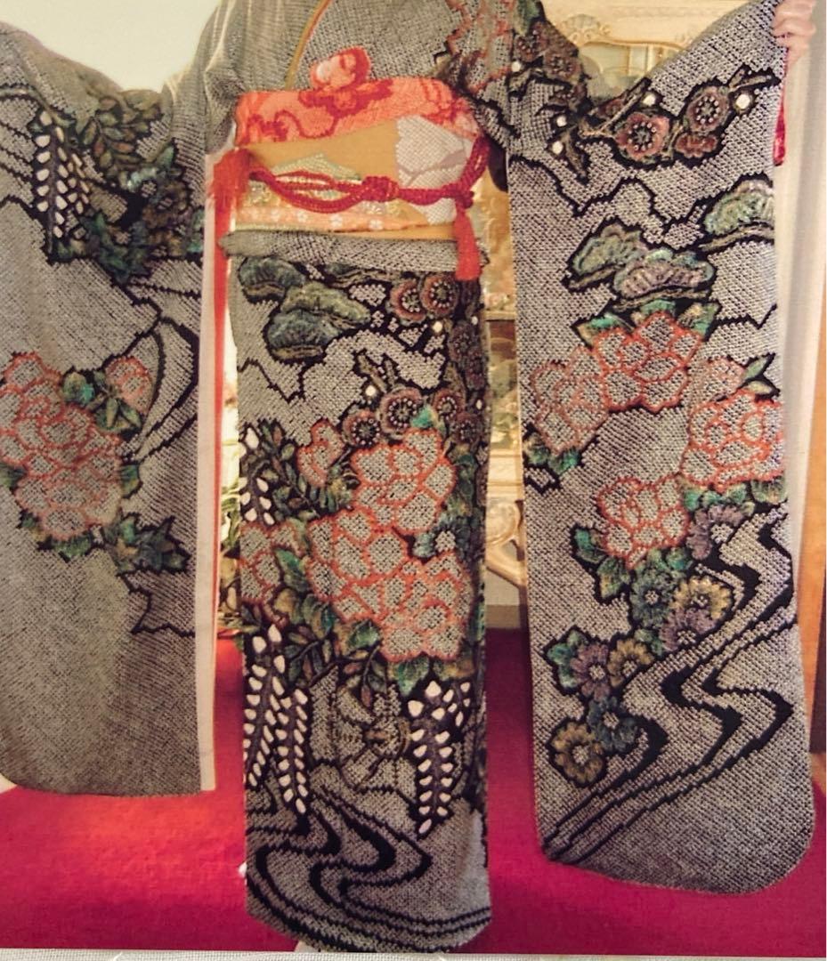 最終お値下げ　正絹 総絞り 振袖 帯 小物 フルセット 成人式