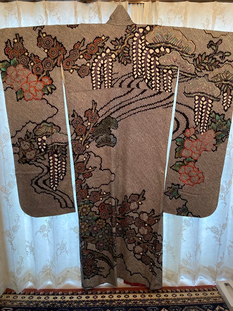 最終お値下げ　正絹 総絞り 振袖 帯 小物 フルセット 成人式