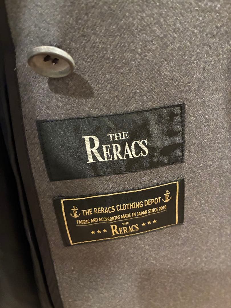 RERACS メルトンチェスターコート　グレー　サイズ36