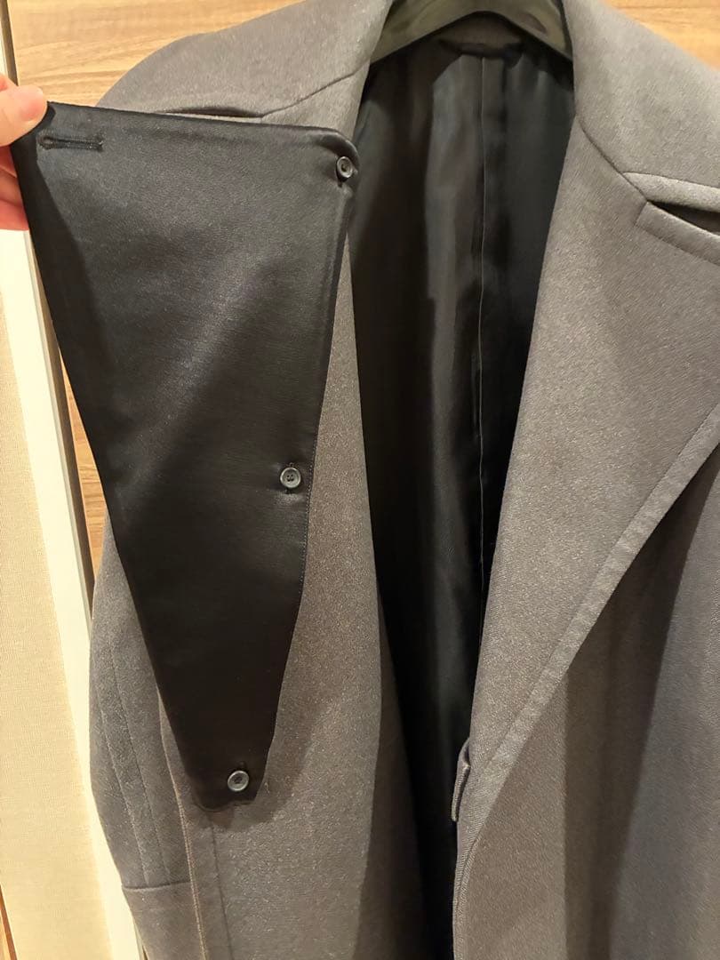 RERACS メルトンチェスターコート　グレー　サイズ36