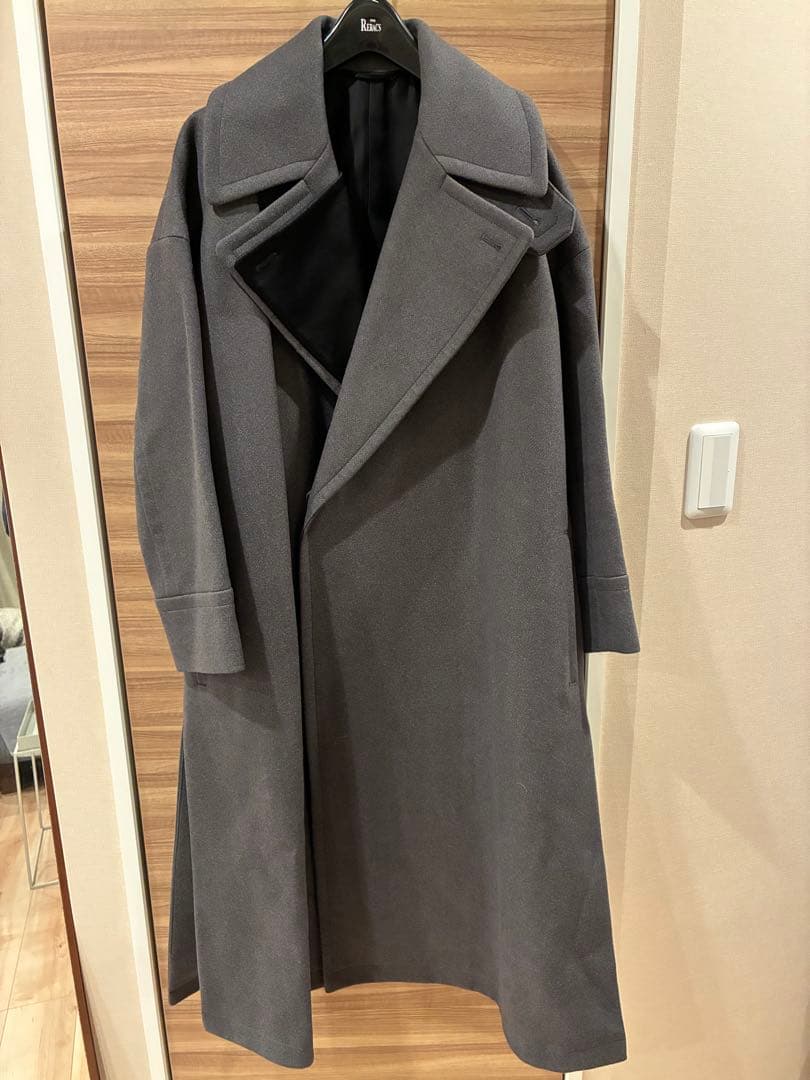 RERACS メルトンチェスターコート　グレー　サイズ36