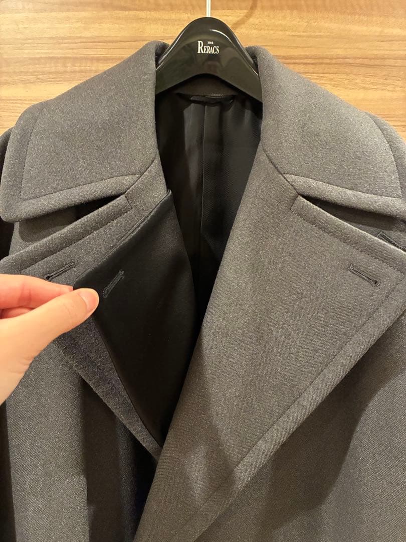 RERACS メルトンチェスターコート　グレー　サイズ36