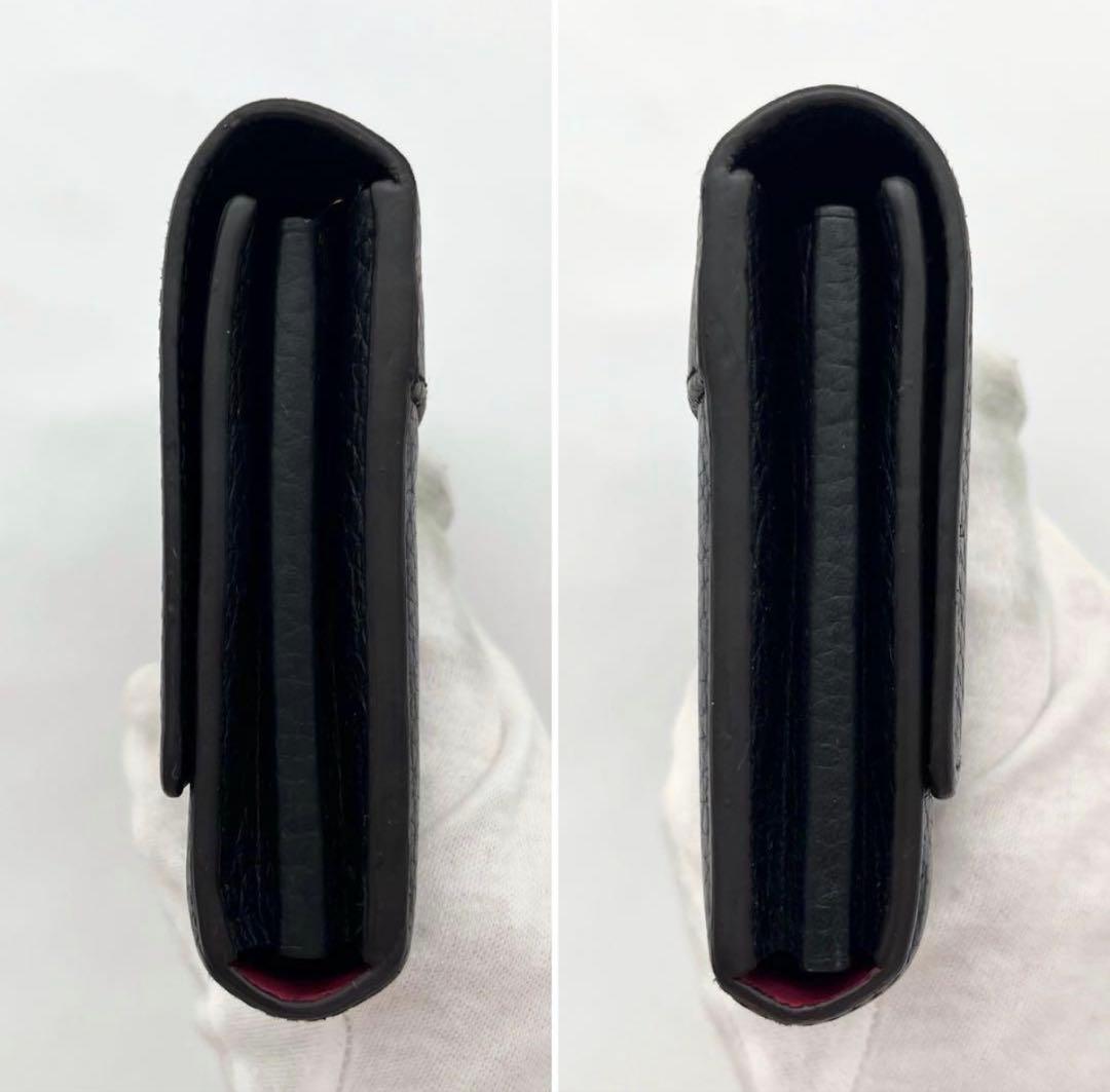 ✨極美品✨ルイヴィトン ポルトフォイユ カプシーヌ 長財布 ノワール 黒 ピンク