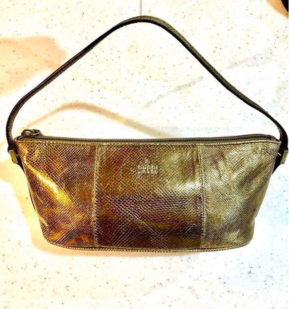 即日発送ゴールドGUCCIミニバッグ【希少・レア】グッチパーティーバッグ結婚式