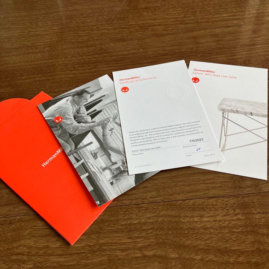 イームズ ワイヤーベーステーブル LTRT ホワイト　2023年製