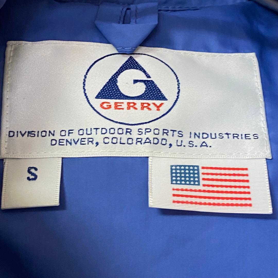 GERRY ダウンベスト　S レディース　ブルー　カラフル　暖かい　ふわふわ