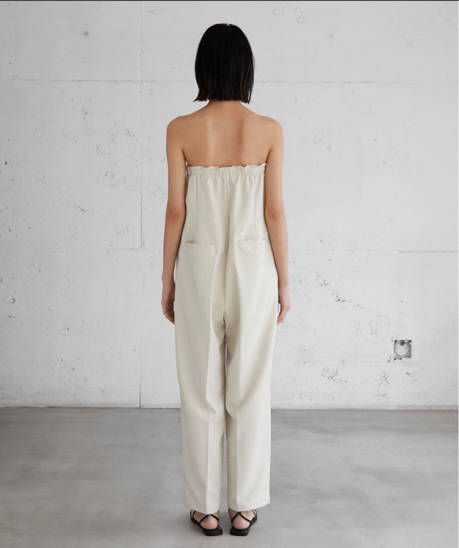 【LA PEAU DE GEM】2タックベアサロペット